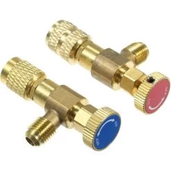 Vanne De Charge De Refrigerant R12 R410, Soupape De Securite De Liquide Refrigerant De Climatisation Vannes De Controle De Debit En Cuivre Soupape De Securite En Cuivre Et Fluor -Chauffage Équipement Magasin 89256785 3