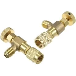 Vanne De Charge De Refrigerant R12 R410, Soupape De Securite De Liquide Refrigerant De Climatisation Vannes De Controle De Debit En Cuivre Soupape De Securite En Cuivre Et Fluor -Chauffage Équipement Magasin 89256785 5