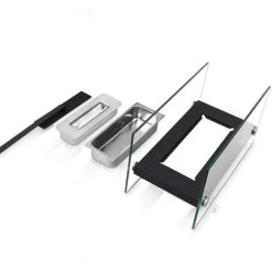 Froadp Cheminée De Table Au Bioéthanol Brûleurs Portables Pour Décoration Intérieure Et Extérieure (Rectangle, 34x16.5x16cm) -Chauffage Équipement Magasin 89380400 3