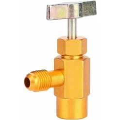 1/4"adaptateur De Filetage SAE R-134a R-134 AC Robinet De Réfrigérant Peut Distributeur Outil De Valve 1/2" Filetage Acme 7 1/4"adaptateur De Filetage SAE R-134a R-134 AC Robinet De Réfrigérant Peut Distributeur Outil De Valve 1/2" Filetage Acme -Chauffage Équipement Magasin 90618551 3