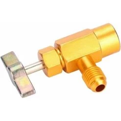 1/4"adaptateur De Filetage SAE R-134a R-134 AC Robinet De Réfrigérant Peut Distributeur Outil De Valve 1/2" Filetage Acme 8 1/4"adaptateur De Filetage SAE R-134a R-134 AC Robinet De Réfrigérant Peut Distributeur Outil De Valve 1/2" Filetage Acme -Chauffage Équipement Magasin 90618551 4