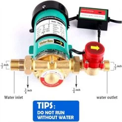 90W Pompe De Circulation Pompe à Eau Chaude Pompe à Eau Domestique Pression Automatique Booster Pompe Pour Douche Et Jardin 20l/Min