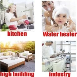 Pompe De Circulation,Circulateur Eau Chaude Froide,Automatique Pompe à Eau Chaude Sanitairesystème De Chauffage Central Domestique1800L/H 100W/10bar Pompe De TransfertMax Tête 9m -Chauffage Équipement Magasin 91372409 5