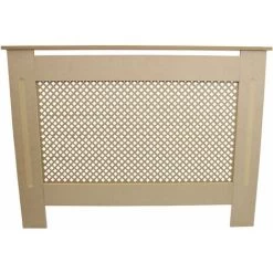 MonsterShop Cache Radiateur à Motif Grillagé En MDF Naturel Personnalisable De 111,5cm De Large X 82cm De Haut X 18,8cm De Profondeur 8 MonsterShop Cache Radiateur à Motif Grillagé En MDF Naturel Personnalisable De 111,5cm De Large X 82cm De Haut X 18,8cm De Profondeur -Chauffage Équipement Magasin 9286091 4