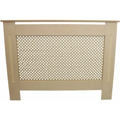MonsterShop Cache Radiateur à Motif Grillagé En MDF Naturel Personnalisable De 111,5cm De Large X 82cm De Haut X 18,8cm De Profondeur 4 MonsterShop Cache Radiateur à Motif Grillagé En MDF Naturel Personnalisable De 111,5cm De Large X 82cm De Haut X 18,8cm De Profondeur – Image 4