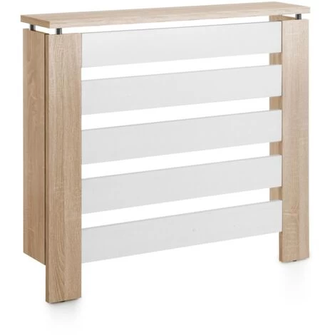 TOPKIT Couverture De Radiateur Victoria 3092 90 Cm De Large Petit Cache-radiateur Design élégant Chêne Blanc 1 TOPKIT Couverture De Radiateur Victoria 3092 90 Cm De Large Petit Cache-radiateur Design élégant Chêne Blanc