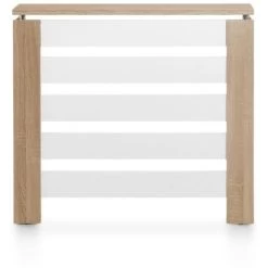 TOPKIT Couverture De Radiateur Victoria 3092 90 Cm De Large Petit Cache-radiateur Design élégant Chêne Blanc 8 TOPKIT Couverture De Radiateur Victoria 3092 90 Cm De Large Petit Cache-radiateur Design élégant Chêne Blanc -Chauffage Équipement Magasin 94927439 4