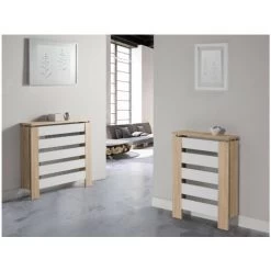 TOPKIT Couverture De Radiateur Victoria 3062 60 Cm De Large Petit Cache-radiateur Design élégant Chêne Blanc 7 TOPKIT Couverture De Radiateur Victoria 3062 60 Cm De Large Petit Cache-radiateur Design élégant Chêne Blanc -Chauffage Équipement Magasin 94927457 3