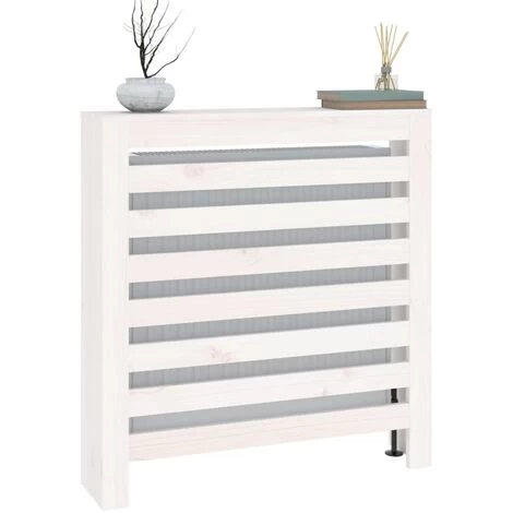 Cache-radiateur Moderne - Équipement Pour Radiateur Blanc 79,5x19x84 Cm Bois Massif De Pin BV931050 - BonneVie 3 Cache-radiateur Moderne - Équipement Pour Radiateur Blanc 79,5x19x84 Cm Bois Massif De Pin BV931050 - BonneVie – Image 3