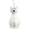 Olhetc Saturateur Radiateur, Humidificateur D'air En Céramique, Chat, Lot De 2, Céramique, 10,5x21x5,5 Cm, Blanc