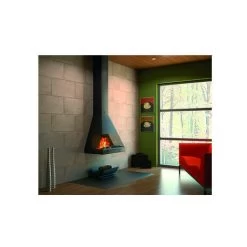 Cheminée Frontale Suspendue Avec Porte Vitrée à Ouverture Coulissante 12 Kw 5 Cheminée Frontale Suspendue Avec Porte Vitrée à Ouverture Coulissante 12 Kw -Chauffage Équipement Magasin 9533755 3