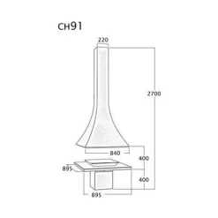 Cheminée Centrale à Base Et Foyer Acier 14 Kw 5 Cheminée Centrale à Base Et Foyer Acier 14 Kw -Chauffage Équipement Magasin 9533775 3