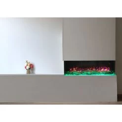 Chemin'Arte Cheminée Encastrable 3D 110cm - 3 Faces - 2000 W - Télécommande -Chauffage Équipement Magasin 96273194 5