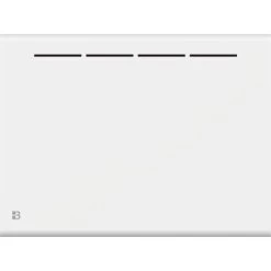 Radiateur électrique Fixe à Inertie Sèche Céramique 1000W Bestherm Atlas Horizontal Blanc